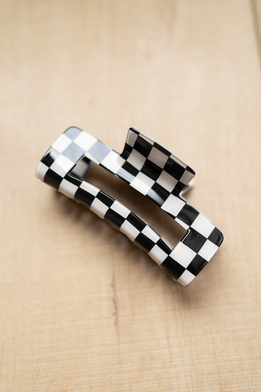 Checkered Claw Clip